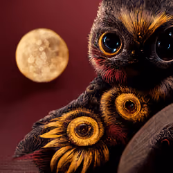 Baby Moon Owls #931
