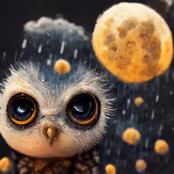 Baby Moon Owls #1223