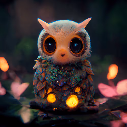 Baby Moon Owls #45