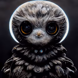 Baby Moon Owls #595