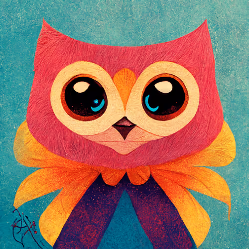 Baby Moon Owls #125