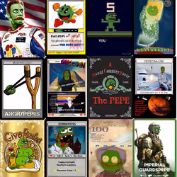 Rare Pepe Collection NFT Pack of 12