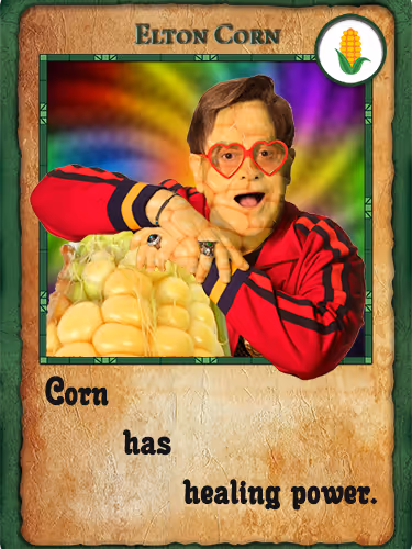 ELTONCORN | Only 46 issued! | BITCORNS | Harvest #11 / Card #209