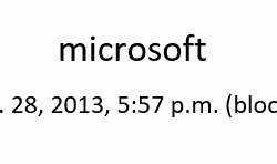 microsoft | Dec 2013 | Namecoin | NMC | 0.1 NMC