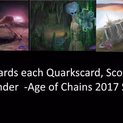 Age of Chains Serie 2 -2017 : 100 - Quarkscard,  100 Scoutcard, Truthfinder 100