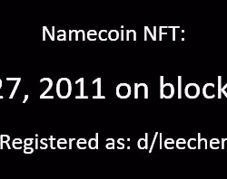 ⚠️ Empty Vault Please Research before purchasing⚠️ d/leecher | May 27 2011 | Namecoin - Contents Loading