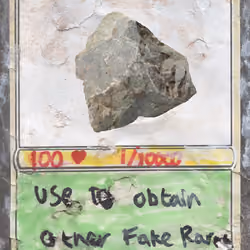 FAKEROCK Fake Rare Series #2 Card #22 222 Ether Rock