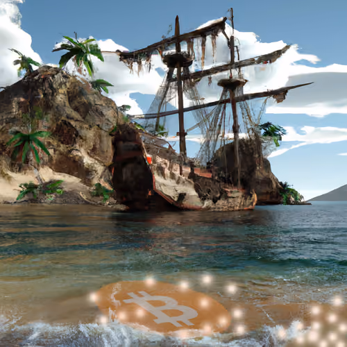 Pirate BTC Genesis 1 of 5 | Inscription # 73431 by dezentrale.at