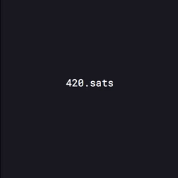 420.sats || Ordinal Inscription #204477