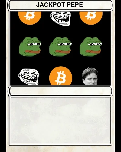 JACKPOTPEPE: RAREPEPE - SERIES 3, CARD 44 - 100 ISSUED