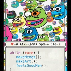 FAKEAUTOPEPE by Dmitri Cherniak - Fake Rares - Series 8 Card #47