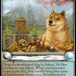DOGECOINCARD | Spells of Genesis | 2015 | First ever Doge NFT!