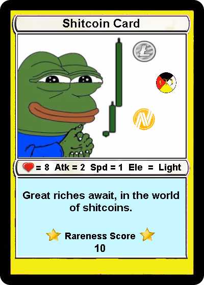SHITCOINCARD Series 1 - Card 3