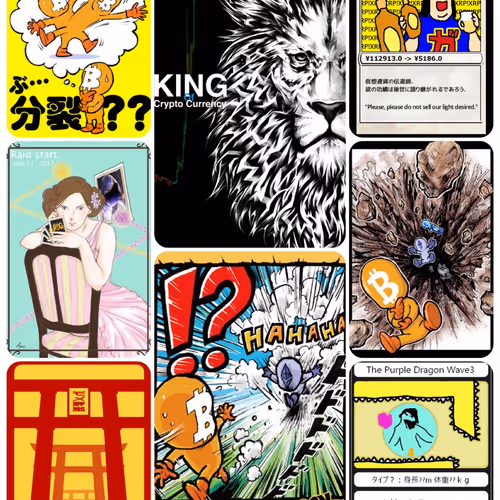MEMORYCHAIN PACKAGE OF 8 HISTORIC NFTS FROM 2017