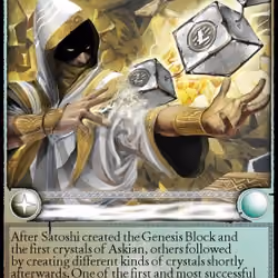 SATOSHILITE (Spells of Genesis NFT, 1/500, 2016)