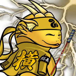 Orochi-Doragon-gold #0868