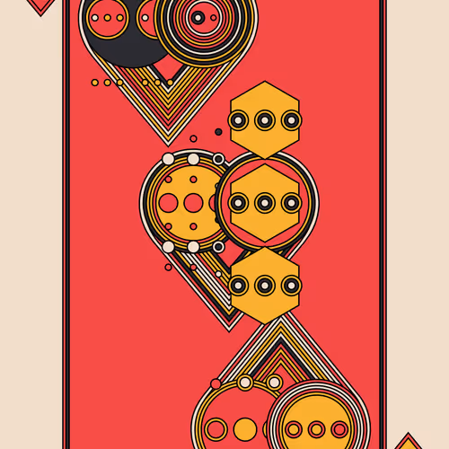 Three of Hearts Dark