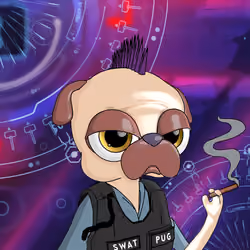Pug Force Officer #446