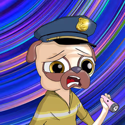 Pug Force Officer #834