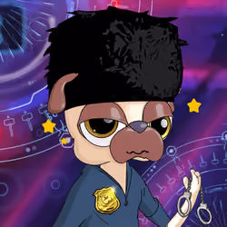 Pug Force Officer #729