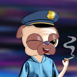 Pug Force Officer #207