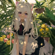 Shiro in the Botanical Garden