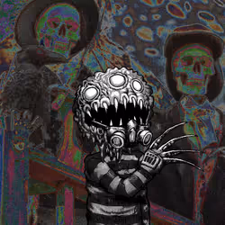Heads With Hats And masks #93