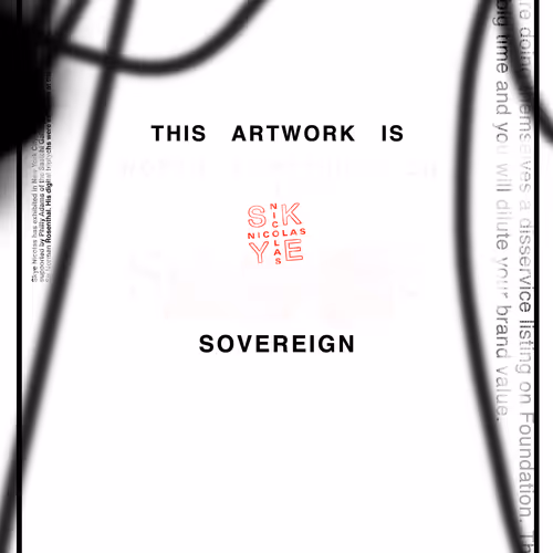 THIS ARTWORK IS SOVEREIGN