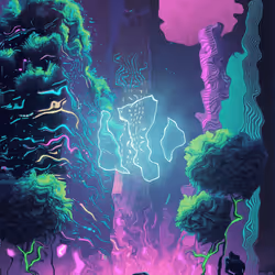 Neon Rain VI0II by ideartist.eth