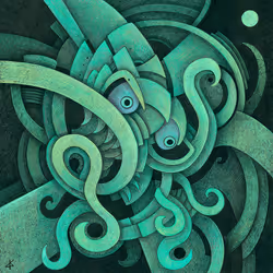 Moon Dweller I0I by Philipp Kapustin