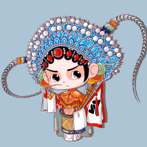 Chinese Opera Cartoon