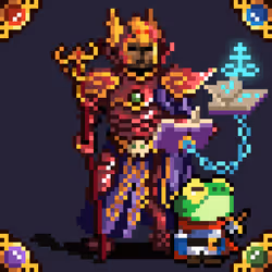 Sanguine Sorcerer Presta of the Secret Symbol