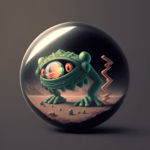 Abstract Orbs By Sc