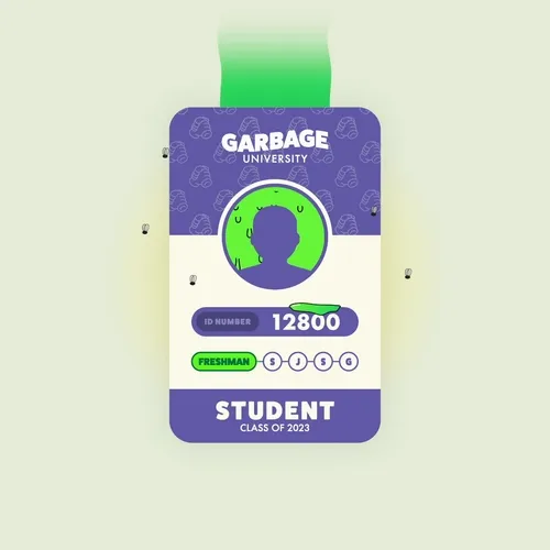 Garbage University Student ID: 12800