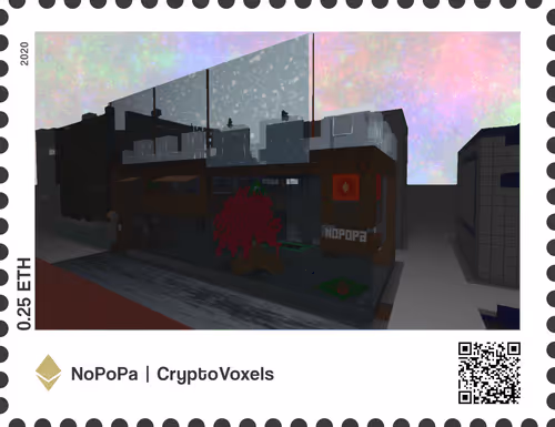 CyptoVoxels Postage Stamps