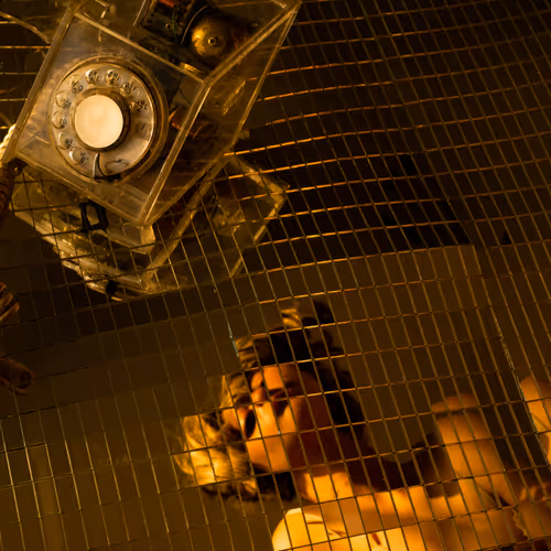 Grid Mirror (Self-Portrait) #5/5