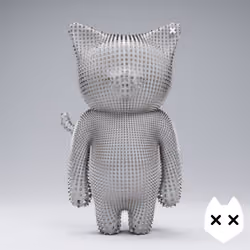 Catblox #6229 - Stud Muffin Silver