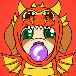 Bubblegum Puppy #7819