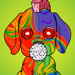 Bubblegum Puppy #1350