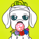 7434