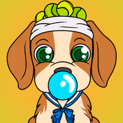 Bubblegum Puppy #7722