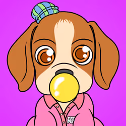 Bubblegum Puppy #7744