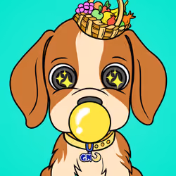 Bubblegum Puppy #9640