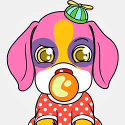 Bubblegum Puppy #9390