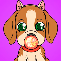 Bubblegum Puppy #8695