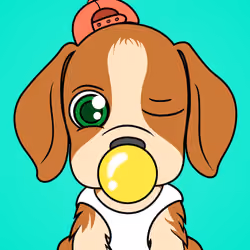 Bubblegum Puppy #7707