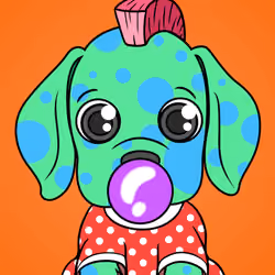 Bubblegum Puppy #8039