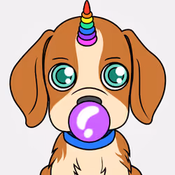 Bubblegum Puppy #5165