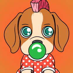 Bubblegum Puppy #8914