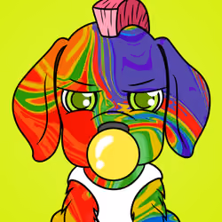 Bubblegum Puppy #4536